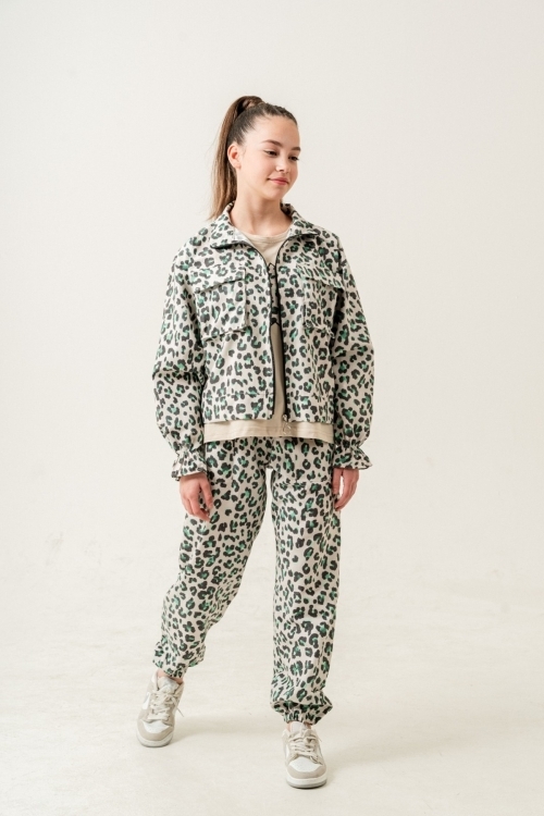 Kız Çocuk 3lü Takım (Ceket+Pantolon+T-shirt) P1013