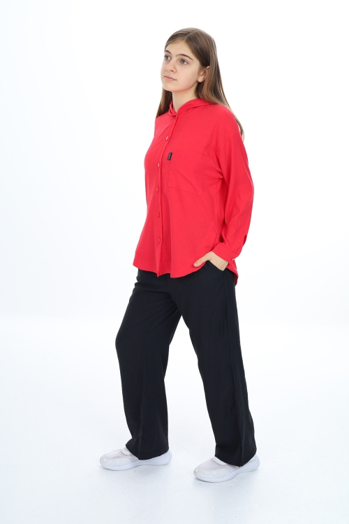 Kız Çocuk Flamlı Pamuk Alt Üst Takım P309