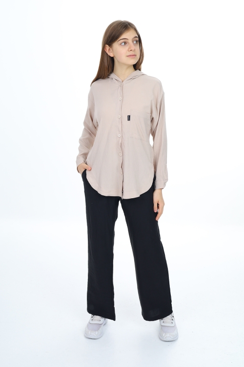 Kız Çocuk Flamlı Pamuk Alt Üst Takım P309