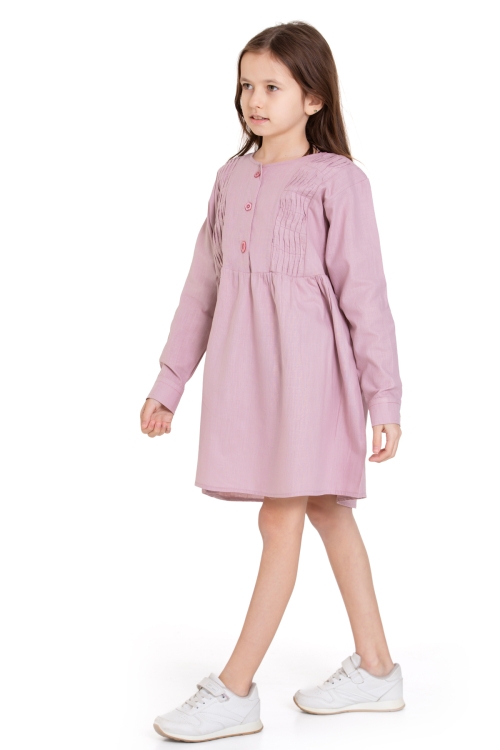 Kız Çocuk Pile Fırfır Detaylı Elbise P1017