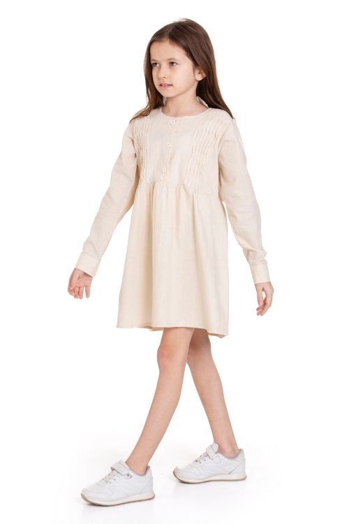 Kız Çocuk Pile Fırfır Detaylı Elbise P1017