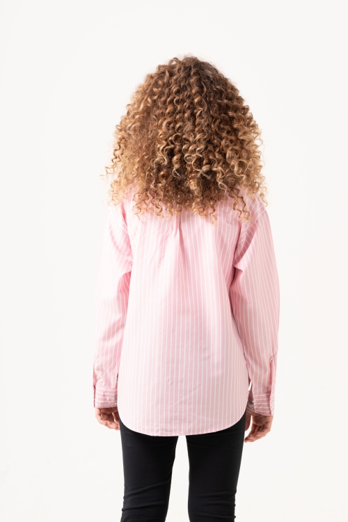 Kız Çocuk Taş Süslemeli Gömlek P1079