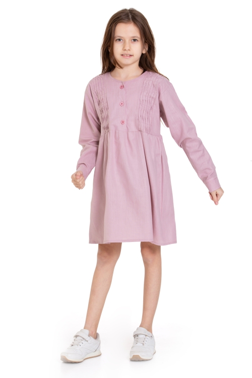 Kız Çocuk Pile Fırfır Detaylı Elbise P1017